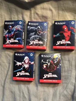 Magic: The Gathering Marvel Spider-Man Welcome Deck Complete Starter Set - Image 1