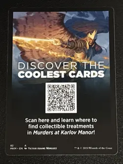 MTG Murders at Karlov Manor Skeleton Token 0005 NM - Image 2