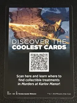 MTG Murders at Karlov Manor A Mysterious Creature Token 0021 NM - Image 2