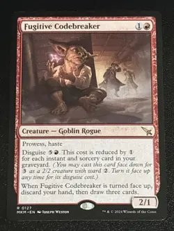 MTG Murders at Karlov Manor Fugitive Codebreaker 0127 NM Rare - Image 1