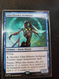 Magic the Gathering MtG Glen Elendra Archmage Commander: Wilds of Eldraine - Image 1
