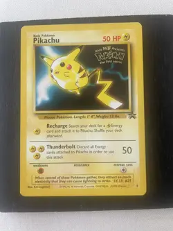 Pikachu (Movie Promo) 4/53 WoTC Promo Pokemon MP Normal CREASE - Image 4