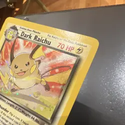 Pokemon TCG Dark Raichu 1st Edition Team Rocket Secret Rare Holo 83/82 70 MP - Image 3