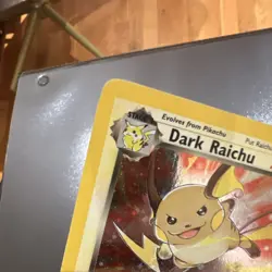 Pokemon TCG Dark Raichu 1st Edition Team Rocket Secret Rare Holo 83/82 70 MP - Image 4
