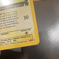 Pokemon TCG Dark Raichu 1st Edition Team Rocket Secret Rare Holo 83/82 70 MP - Image 5
