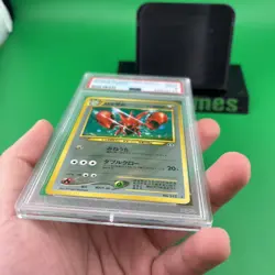 Scizor Holo #212 2000 Pokemon Japanese Neo 2 PSA 9 - Image 4