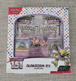 Pokemon Scarlet & Violet 151 Alakazam ex Collection - Image 1