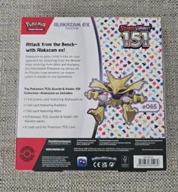 Pokemon Scarlet & Violet 151 Alakazam ex Collection - Image 2