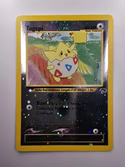 Pokemon TCG Togepi Southern Islands 4/18 Promo Reverse Holo - Image 1
