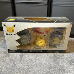 Pokemon TCG Pikachu VMAX 25th Anniversary Celebrations Premium Figure Box - Image 1