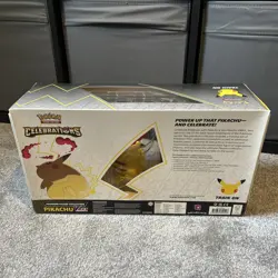 Pokemon TCG Pikachu VMAX 25th Anniversary Celebrations Premium Figure Box - Image 2