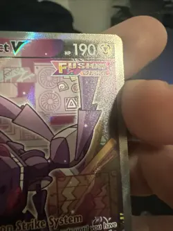 2021 Pokemon SWSH Fusion Strike Genesect V #255/264 - Image 5
