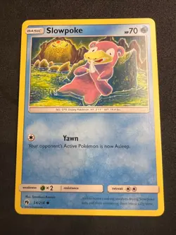 Slowpoke 54/214 Common Lost Thunder Pokemon 2018 - Image 1
