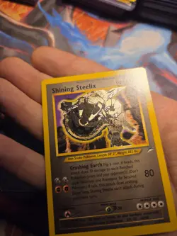 Pokemon SHINING STEELIX 112/105 - NEO DESTINY SET HOLO - LP but Has MARK - Image 3