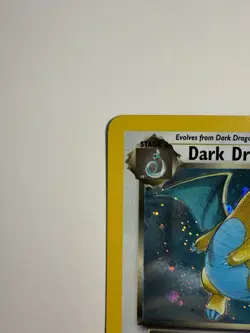 Dark Dragonite SWIRL Pokemon Team Rocket 1999-2000 5/82 LP - Image 4