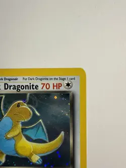 Dark Dragonite SWIRL Pokemon Team Rocket 1999-2000 5/82 LP - Image 5