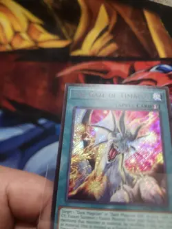 Yu-Gi-Oh The Gaze of Timaeus Secret Rare 1st Edition Near Mint MZMU PACK FRESH - Image 3