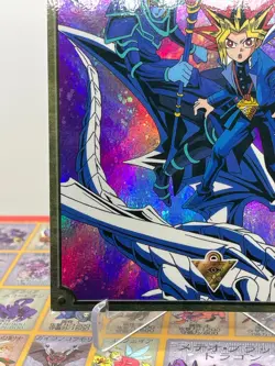 Yugioh Yugi Dark Magician Blue Eyes banpresto 1998 toei postcard No.0068 Holo - Image 5