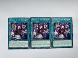 Yugioh! 3x Mischief of the Wolves BPRO-EN083 Common 1st Ed NM - Image 1