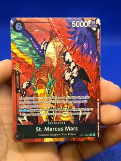 One Piece Carrying On His Will St Marcus Mars OP13-091 Alternate Alt Art Rare NM - Image 2