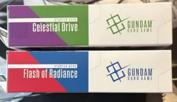 Gundam Card Game ENG Starter Decks ST07 Celestial Drive + ST08 Flash of Radiance - Image 3