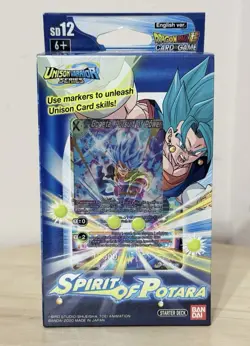 SEALED SPIRIT Of POTARA SD12 Starter Deck BOX DRAGON BALL TCG super card game - Image 1