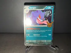 Gengar 057 2024 Pokemon Trick or Trade Paldean Fates Cosmos Holo U Card NM+ - Image 3