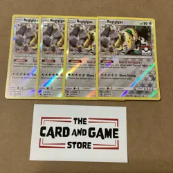 Pokemon Regigigas League challenge Pokemon Promo 1st place 4 Card set 2017 - Image 1