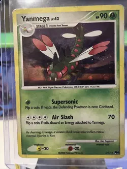 Yanmega Holo Rare 5/17 POP Series 8 Promo Pokemon Card HP Dmg - Image 1