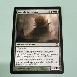 Worldspine Wurm 140 Return to Ravnica Regular MTG TCG CARD LP - Image 1