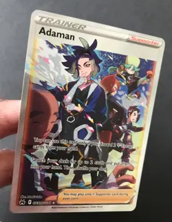 Adaman GG57/GG70 Crown Zentith Trainer FULL ART Galarian Gallery Pokemon Card NM - Image 4
