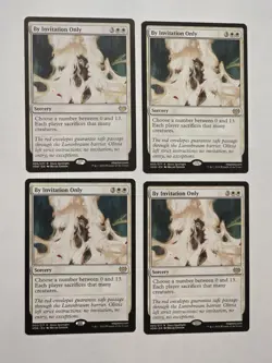 4x By Invitation Only - Crimson Vow - Near Mint - MTG - Image 1
