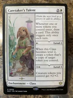 MTG TCG Bloomburrow Caretaker's Talent 0006 Regular Rare - Image 1