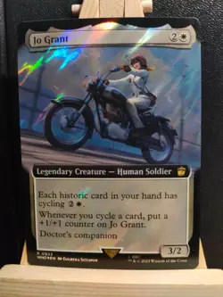 Jo Grant (Extended Art Surge Foil) - Doctor Who - Rare - NM/LP (see pics) MTG - Image 1