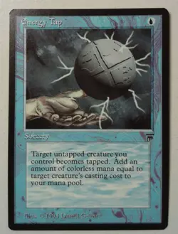 Energy Tap *Common* Magic MtG x1 Legends SP - Image 1