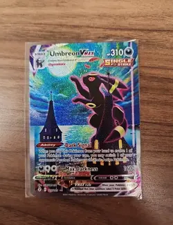 Pokemon Umbreon VMAX Alternate Art Secret Rare Evolving Skies Holo 215/203 - Image 1