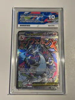 Mega Charizard X 023 ACE 10 Ultra Premium Collection UPC Pokemon ex Perfect Subs - Image 1