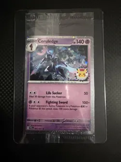 PROMO Ceruledge 040/091 Pokemon Day 2024 STAMP PAF Paldean Fates Stamped SEALED - Image 1