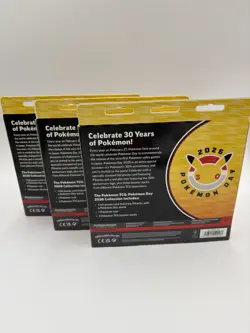 Lot of 3 Pokemon Day Celebration 30TH Anniversary 2026- BRAND NEW - SEALED!! - Image 2