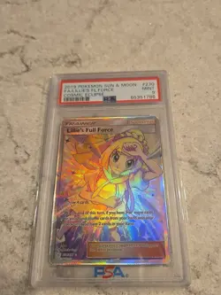 Pokemon Lillie's Full Force Ultra Rare Holo 230/236 Cosmic Eclipse PSA 9 - Image 1