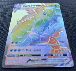 Pokemon TCG Gyarados VMAX 207/203 NM Rainbow Secret Sword&Shield Evolving Skies - Image 2