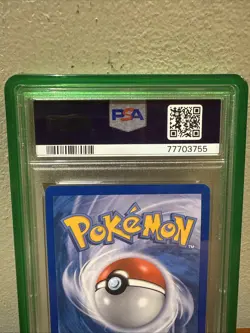 PSA 9 LEAFEON 17/90 staff Holo Rare HGSS Undaunted Set Pokemon Read Description - Image 5