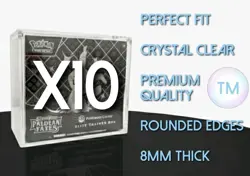 10X Pokemon Elite Trainer Box ETB 8mm Acrylic Magnetic Display Case UV Resist - Image 1