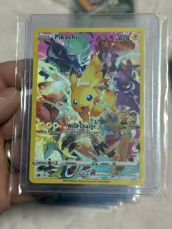 The Pokemon Company Pikachu Secret Rare Holo 160/159 Crown Zenith ✨💎✨ - Image 3