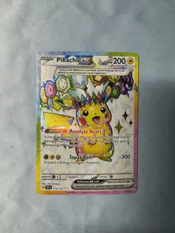 PIKACHU EX 219/191 ULTRA RARE SURGING SPARKS POKEMON NM/M - Image 1