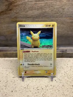 Ditto (Pikachu) EX Delta Species 63/113 Stamped Reverse Holo Pokemon TCG - Image 1