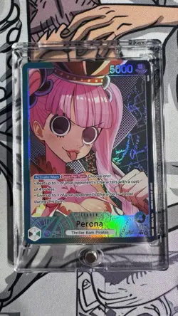 Bandai One Piece Perona Leader OP06-021 Holo Alt Art 5000 Power - Image 1