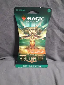Magic The Gathering Streets Of New Capenna Set Booster Pack Of 12 Cards Sealed - Image 1