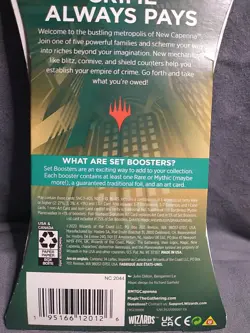 Magic The Gathering Streets Of New Capenna Set Booster Pack Of 12 Cards Sealed - Image 4