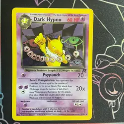 Pokemon Dark Hypno TCG Card Team Rocket Unlimited Rare Holo Card 9/82 - Image 1